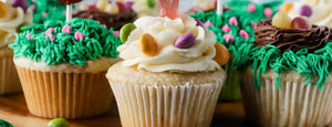 Raspberry Lemon Easter Cupcakes
