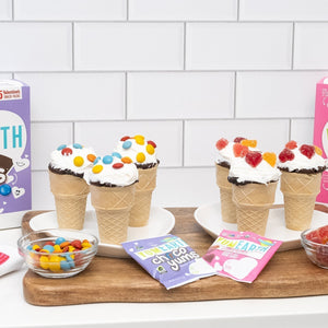 Valentine's Day Cupcake Cones Recipe