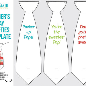 Home Made Pop-Ties for Father’s Day-YumEarth
