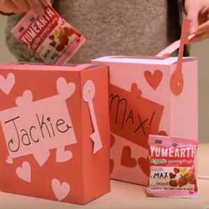 DIY Valentine's Day Mailboxes-YumEarth