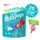 20 individually wrapped pops per bag.