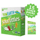 YumEarth Sour Littles 15-pack box with individual snack pouches, labeled free from artificial dyes and allergy-friendly