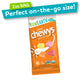 YumEarth Chewys snack pack 2‑oz on‑the‑go size, labeled free from artificial dyes and made with organic ingredients.