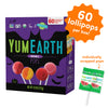 halloween organic lollipops 60ct