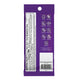 Back view of a YumEarth fruit snacks snack pouch showing ingredient list and icons for free from the top common allergens.