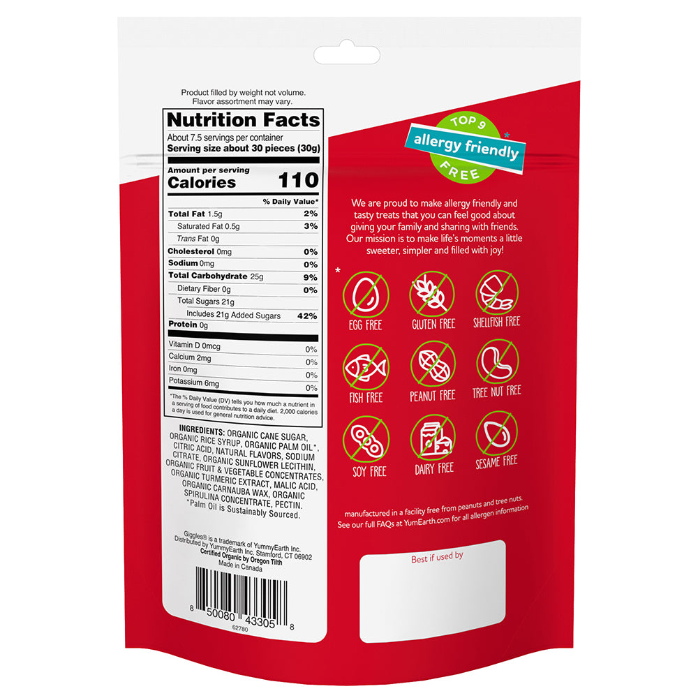 Organic Chewy Candy | Allergy Free Chewy Candy | Gluten Free Chewy