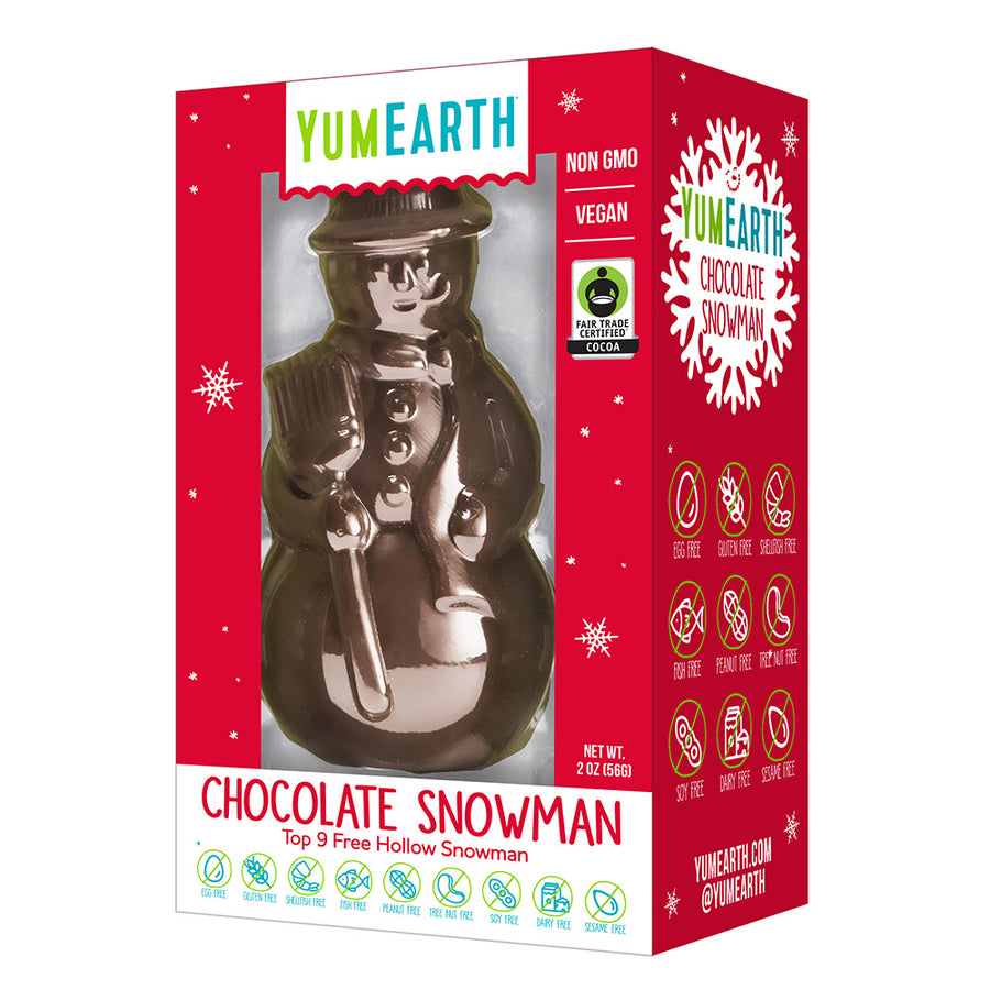 holiday chocolate snowman