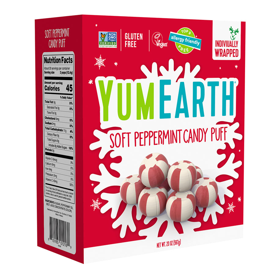 soft peppermint puffs