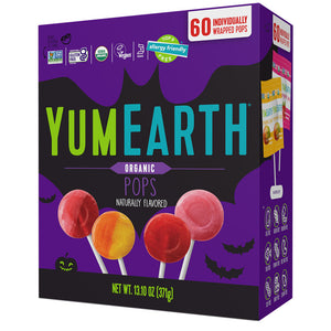 halloween organic lollipops 60ct