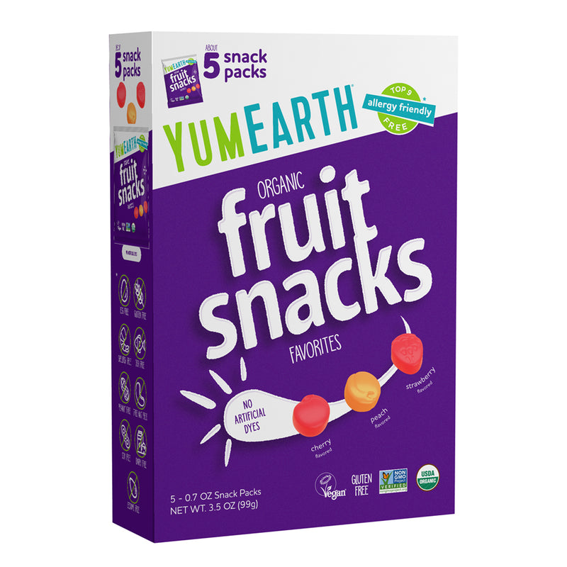 YumEarth Organic Fruit Snacks package