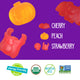 halloween organic gummy fruits