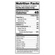 Detailed nutrition panel showing vitamin content and ingredients for YumEarth pops