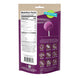 Back of YumEarth elderberry lollipops bag with ingredient list and allergy-friendly callouts