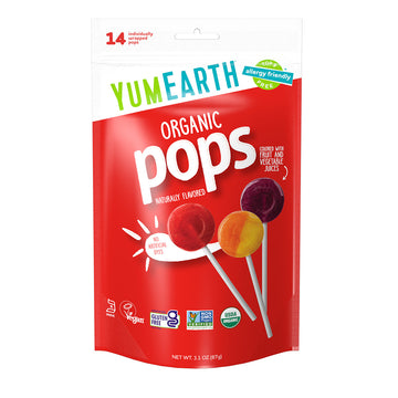 ambition vejledning diskriminerende Organic Lollipops Assorted Bag | Allergy Free Lollipop Bulk Bag | Gluten  Free Assorted Lollipops | Vegan Bulk Lollipops | YumEarth Assorted Lollipops