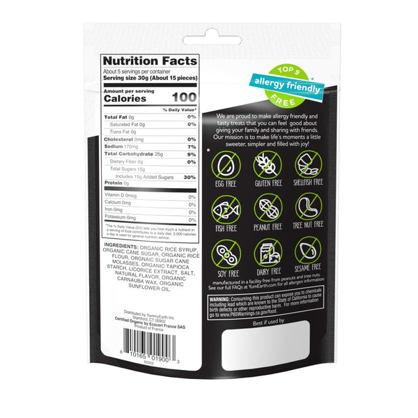 Organic Black Licorice Candy Allergy Free Licorice Candy Gluten